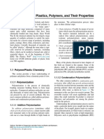 Introduction To Plastics, Polymers, and Their Properties. The Effect of Temperature and Other Factors On Plastics and Elastomers