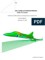 Aerodynamic Loads On External Stores Saab 39 Gripen PDF