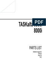 Taskalfa 6500I 8000I: Parts List