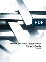 Neonode Touch Sensor Module User's Guide PDF