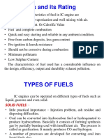 Fuels and Its Rating