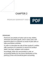 Chapter 2 Premium and Warranty Liability