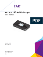 Aircard 785 Mobile Hotspot: User Manual