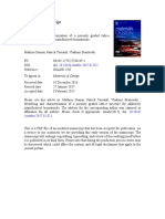 Modelling and Characterization of A Porosity Graded Lattice Structure For Additively Manufactured Biomaterials