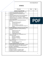 Index: SR - No. Practicals Date Sign 1