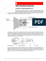 Dynamic Set For Shear Resistance Upgrade