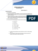 Topper Sample Paper 2 Class XII-Physics