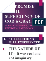 The Promise of The Sufficiency of God's Grace