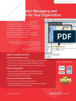 Zimbra Collaboration Suite Data Sheet