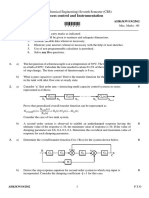 Process Control and Instrumentation: B.Tech. (Chemical Engineering) Seventh Semester (CBS)