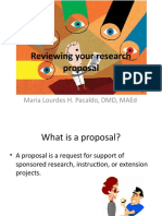 5 - Reviewing Your Research Proposal