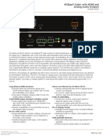 Hdbaset Scaler With Hdmi and Analog Audio Outputs