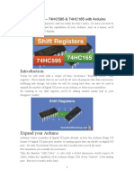 Shift Registers - 74HC595 & 74HC165 With Arduino