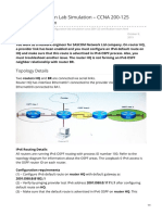 IPv6 Configuration Lab Simulation CCNA 200-125 Certification Exam