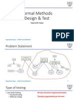 Formal Methods Design & Test: Yogananda Jeppu