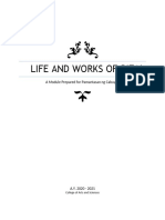 Life and Works of Rizal: A Module Prepared For Pamantasan NG Cabuyao