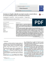 Enrichment of Highly Settleable Microalgal Consortia in Mixed Cultures For Ef Uent Polishing and Low-Cost Biomass Production