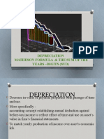 Depreciation Matheson Formula & The Sum of The Years - Digits (Syd)