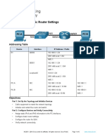 1.6.2 Lab - Configure Basic Router Settings