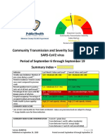 Community Transmission and Severity Scorecard 9-24-2020