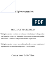 Multiple Regression