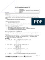 Study Guide 2: Mathematics 10: - A Ora - A Ora - A and So On