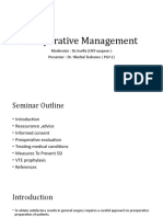 Preoperative Managment