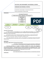 Module I. Governance and Internal Control