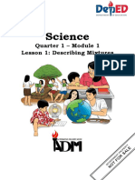 Science6 - q1 - Mod1les1 - Describing Mixtures - FINAL08032020 PDF