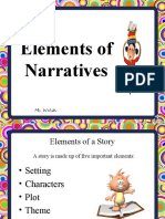 Elements of Narratives: Ms. Walsh