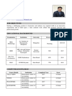 Habeeb Rahman A: Examination Institution University Percentage Year