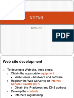 XHTML Basics