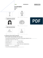 Vocabulary: Unit 1 (Adjectives of Description) : For 1 ESO