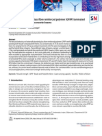 Flexural Behaviour of Glass Fibre Reinforced Polymer (GFRP) Laminated Hybrid Fibre Reinforced Concrete Beams