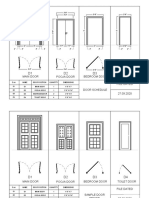 D1 D2 D3 D4: Main Door Pooja Door Bedroom Door Toilet Door File Dated Door Schedule