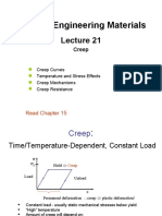 Engineering Materials: Creep