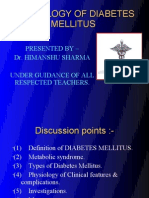 Physiology of Diabetes