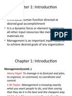 Organization and Management