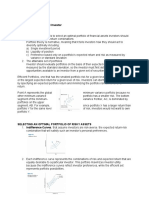 Rangkuman Bab 8 Portfolio Selection and Asset Allocation