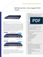 24-Port 10/100/1000T 802.3at Poe + 4-Port Gigabit TP/SFP Combo Managed Switch