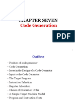 Chapter Seven: Code Generation