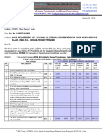 Cost 11KV 33KV Electrical Equipment 