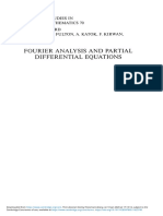 Fourier Analysis and Partial Differential Equations