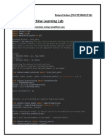 Machine Learning Lab: Raheel Aslam (74-FET/BSEE/F16)