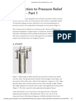 Back To Basics - Introduction To Pressure Relief Devices - Part 1