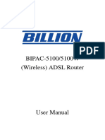 BIPAC-5100/5100W (Wireless) ADSL Router