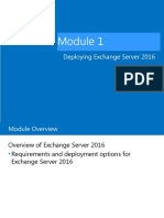 Deploying Exchange Server 2016