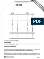 Combined Science: Paper 0653/11 Multiple Choice