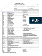 Glossary of Sae and Toyota Terms