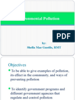 Environmental Pollution: By: Shella Mae Gustilo, RMT